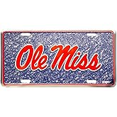 Hangtime University of Mississippi - Ole Miss Rebels Mosaic License Plate