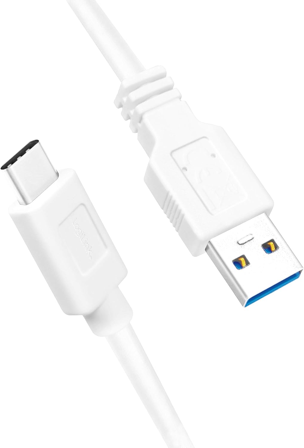 Logilink CU0174 - USB 3.2 Gen 1x1 Connection Cable, USB-A to USB-C™, White, 1 m, 1m - Image 3
