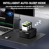 Cenmate 3 Bay HDD Docking Station USB 3.0 Clone Tool-Free 2.5/3.5 SATA SSD HDD view 7