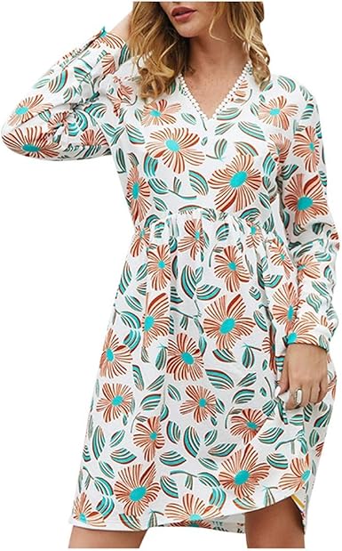 boho long sleeve mini dress