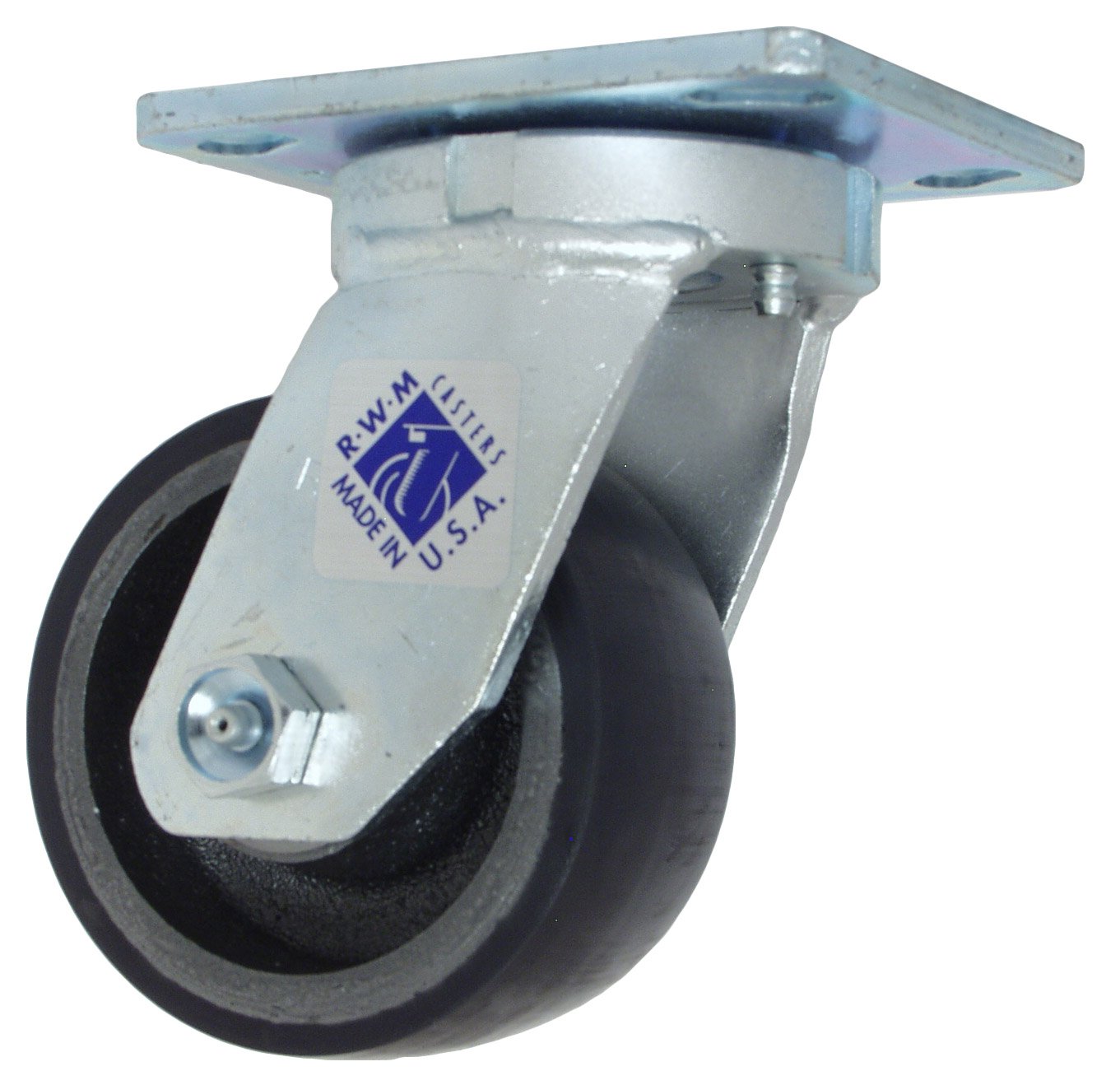 700 lbs Capacity 2 Wheel Width Roller Bearing Swivel Kingpinless 4