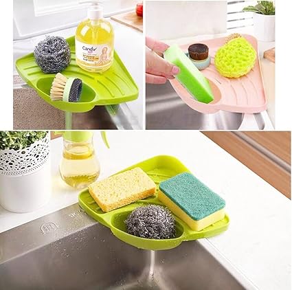 Kitchen Sink Corner Storage Rack Holder For Sponge Wops Caddy