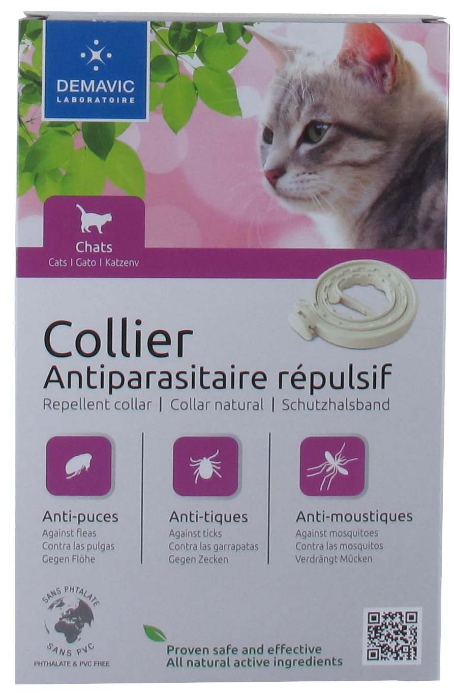Demavic Collier Insectifuge Pour Chat Chaton Amazonfr Animalerie