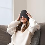 yenlk Migraine Relief Cap Reusable Cold Hot Therapy Head Wrap Black view 8