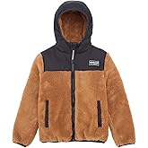 Rokka&Rolla Boys' Hooded Sherpa Fleece Lined Jacket