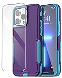 AICase for iPhone 13 Pro Max Case with Glass Screen