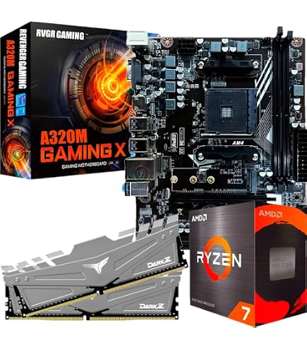 Kit upgrade Amd Processador Ryzen 5 3600 + Placa Mãe Asus B450m