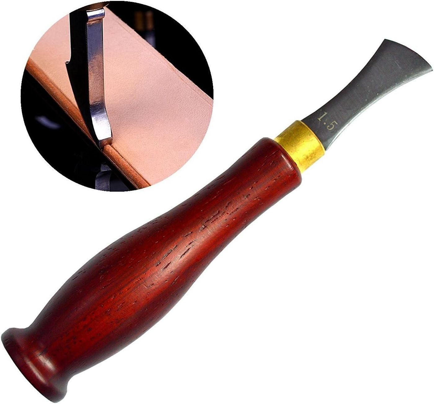 Aiskaer 1.5mm Leather Shallow Slot Edge Lineer Edge Device