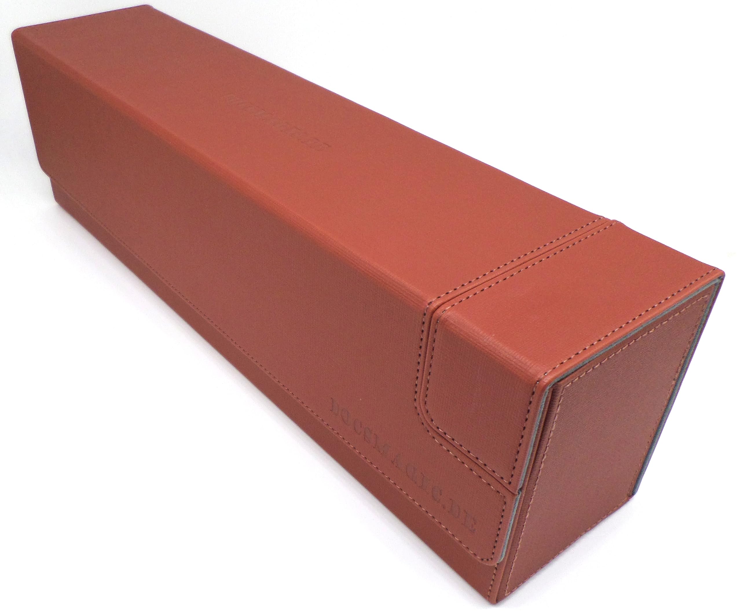 docsmagic.de Premium Magnetic Tray Long Box Copper Large - Card Deck Storage