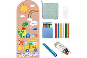 Magnetic Arch Wall Decal for Kids Magnet Chalkboard Sticker for Wall Self Adhesive Magnetic Wallpaper Peel and Stick Magnet C