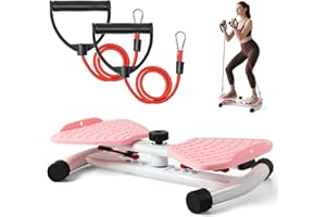 KALIVOREXIN Waist Twister Machine Exercise, Ab Twister Board, Twister Exercise Machine, Noiseless Waist Sculptor Waist Twisting Fitness Tool, Weight Loss Exercise Equipment for Slim Waist Belly Fat, Home Gym for Women & Men