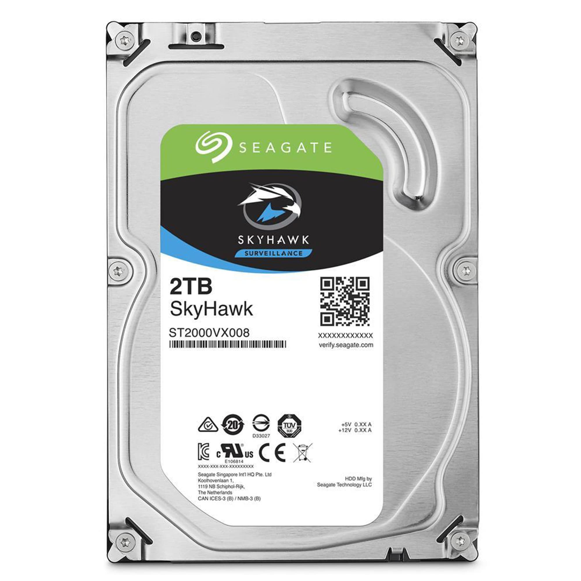 Seagate Skyhawk HDD 2TB CCTV ST2000VX008 Internal Hard Drive