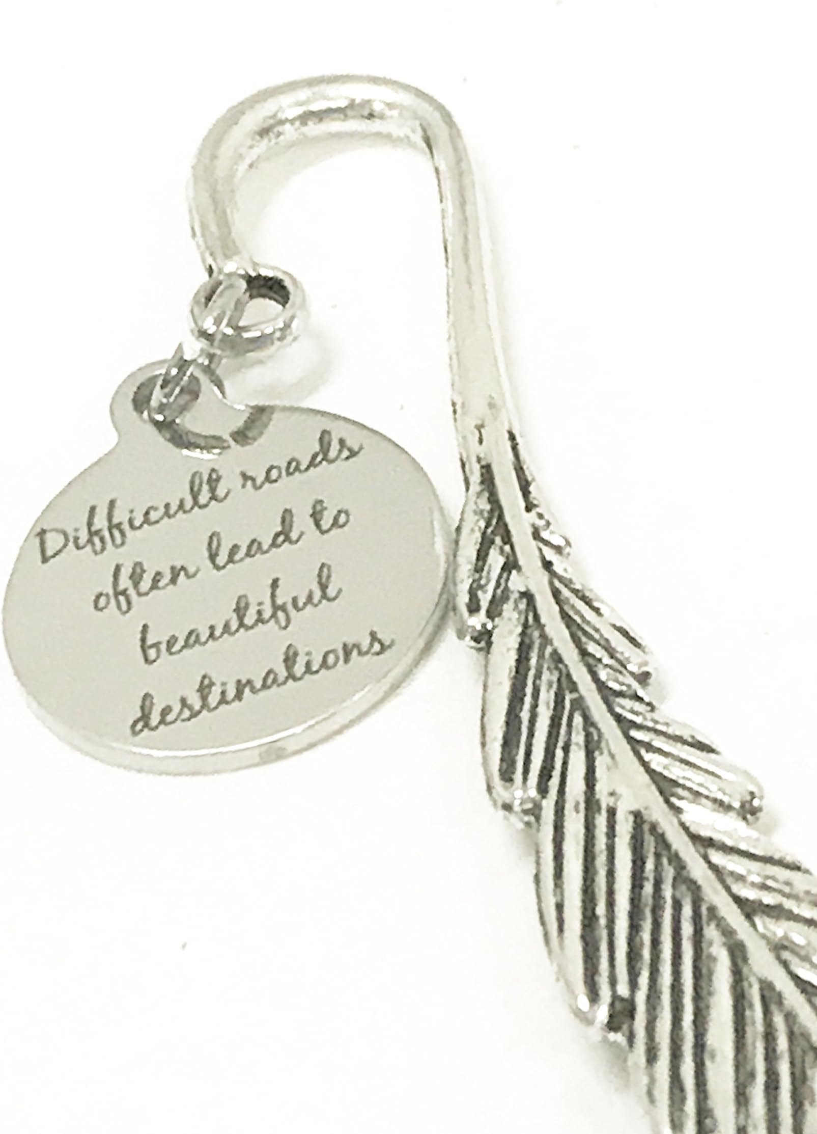 Motivational Gifts, Difficult Roads Often Lead To Beautiful Destinations Bookmark, Encouraging Gifts, Motivational Bookmarks, Sympathy Gift