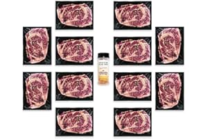 Nebraska Star Beef All Natural Steaks - 14oz Ribeye 10 pack with Signature Seasoning