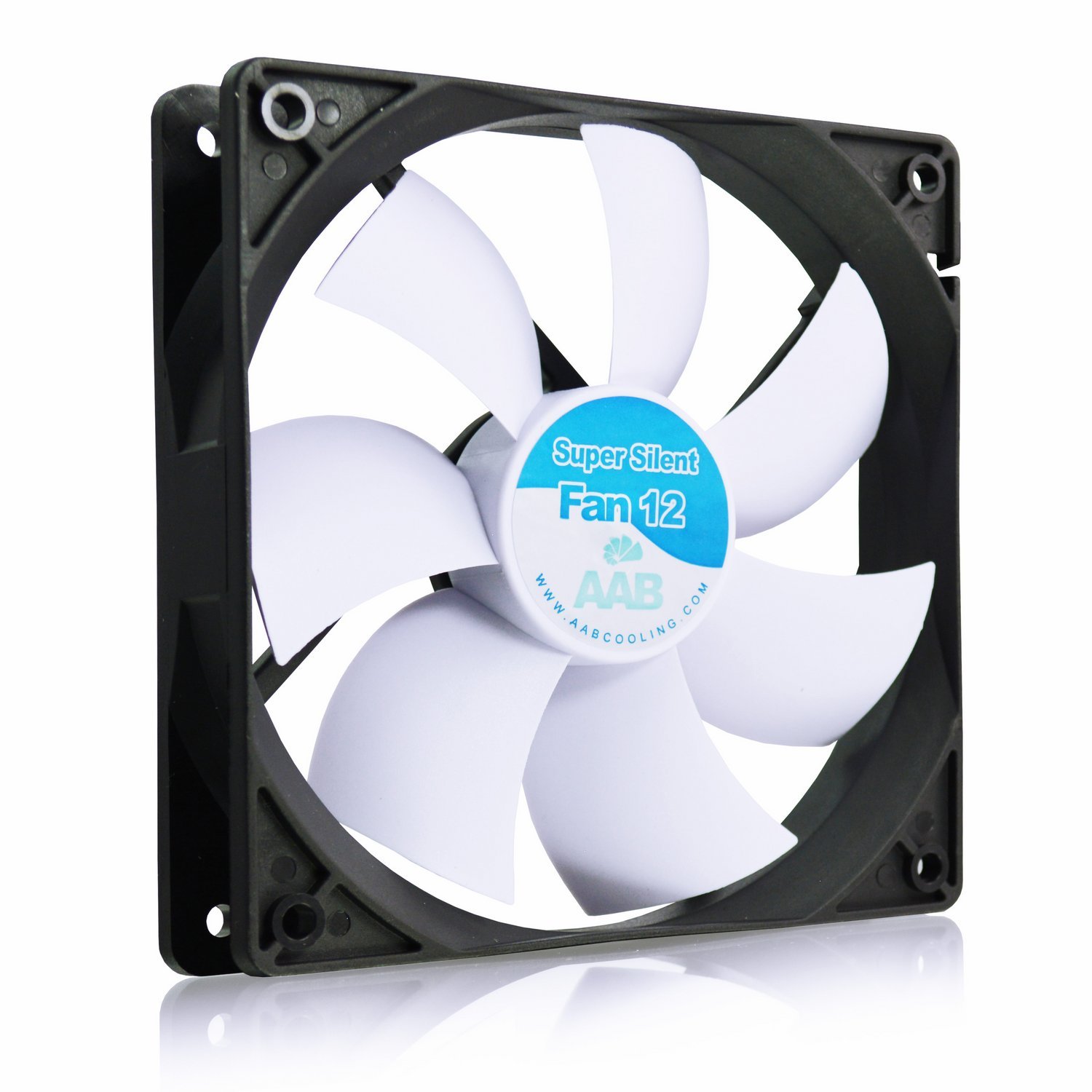 AABCOOLING Super Silent Fan 12 - Silent and Efficient 120mm Fan with 4 Anti-vibration Pads, CPU Fan, PC Fan 12cm, Case Fan, Computer Fan, 12V DC Fan, 13.9 dB(A), 38 CFM, 1200 RPM — image 1