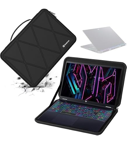 Amazon.com: Broonel - Profile Series - Blue Leather Laptop Case