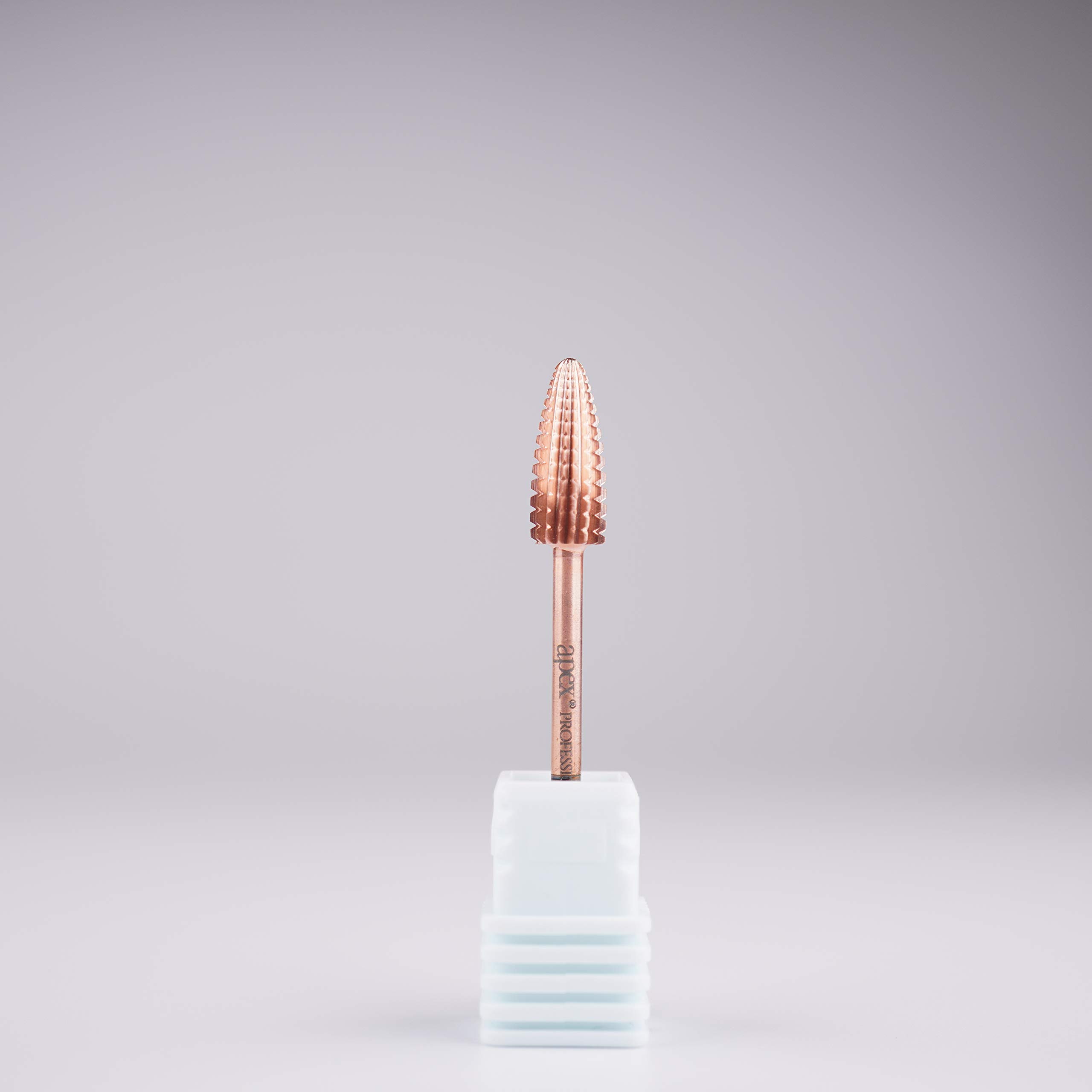 New* Apex® Professional Tungsten Carbide Electric Nail Drill Bit 3/32 inch, 2.35mm Shank for Gels, Acrylics, Nail Art, Manicure, Pedicure, Salon Professional Nails (Typhoon 2 Way) (Coarse)