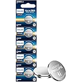 PHILIPS CR2032 Batteries 5 Pack, CR2032 Lithium 3v Coin Battery, Replacement 2032 Battery for Apple Airtag, Car Remote Key, W