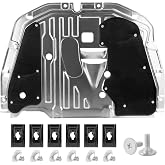Engine Splash Shield Guard Fit for 2016-2021 Civic Under Car Lower 74110 | Upgraded Aluminum Engine Case Guard Shield Cover underbody hatchback Replaces 74110-TBA-A00 90674-TY2-A01