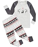 Boys and Girls Christmas Pajamas Cotton Reindeer