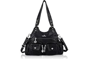 Angel Kiss Purses for Women Hobo Bag Soft PU Leather Shoulder Bag for Women