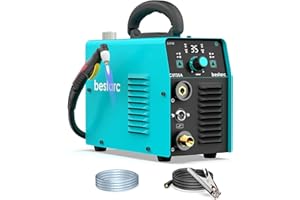 bestarc Plasma Cutter, 35Amps 110V Plasma Cutter Machine, IGBT Inverter bestarc Plasma Cutting Machine, 1/4" Clean Cut 1/2" Max Cut, Post Flow, 2T/4T for Beginners DIY