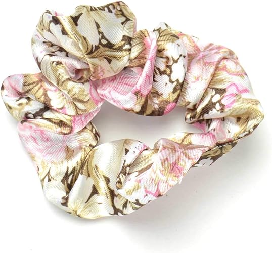 Amazon 花柄 シュシュ ピンクカラー バレッタ クリップ 通販