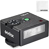 Godox IM30 Mini Flash, GN15, 230 Full Power Flashes, S1/S2 Optical Control, 7 Power Levels, Compatible with Canon,Sony,Nikon,