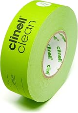 Clinell I Am Clean Indicator Tape 100m Roll - Green Sanitation Procedure Sticker view 2