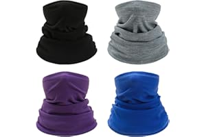 Kids Neck Warmer Gaiter (black,grey,blue,purple)