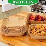 BYKITCHEN 100pcs Air Fryer Paper 7.9 Inch Liner 8.5-10in Basket view 9