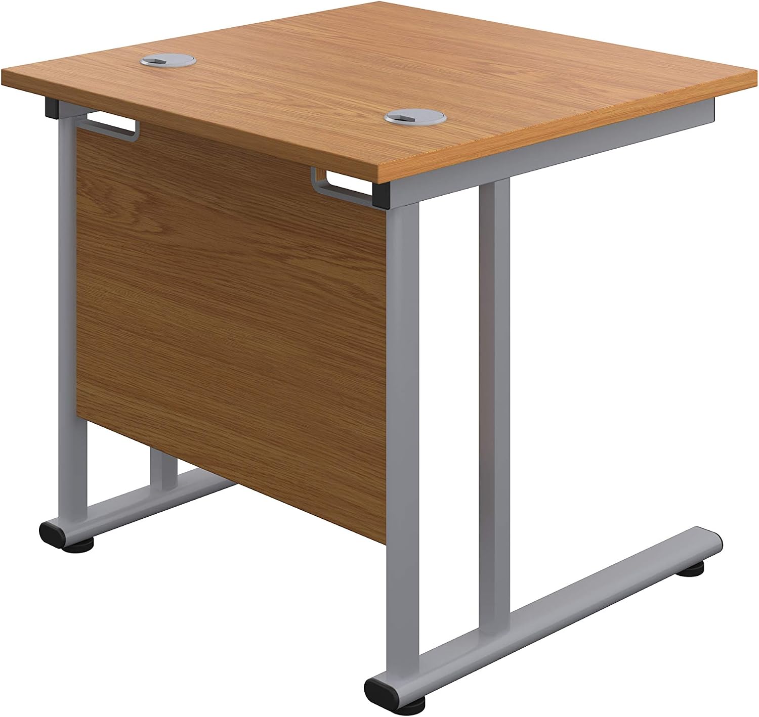 Office Hippo Heavy Duty Rectangular Cantilever Office Desk, Home Office Desk, Office Table, Integrated Cable Ports - Image 3