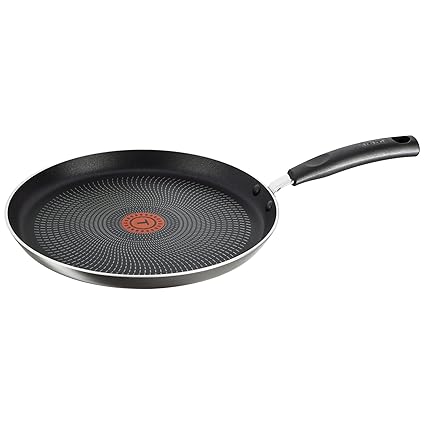 Tefal Delicia Non-Stick Flat Tawa, 28cm (Greyish Coal)