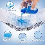 Pet Soft Pet Soft Dog Diaper Liners 100 Count Blue Bone M Nappy Booster Pads view 3