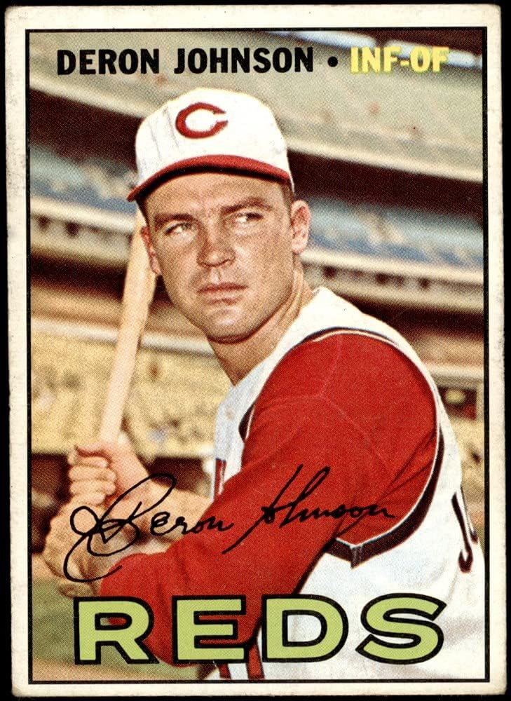 1967 Topps 135 Deron Johnson Cincinnati Reds (Baseball