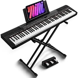 AODSK Digital Piano 88 Key Semi-Weighted Keyboard