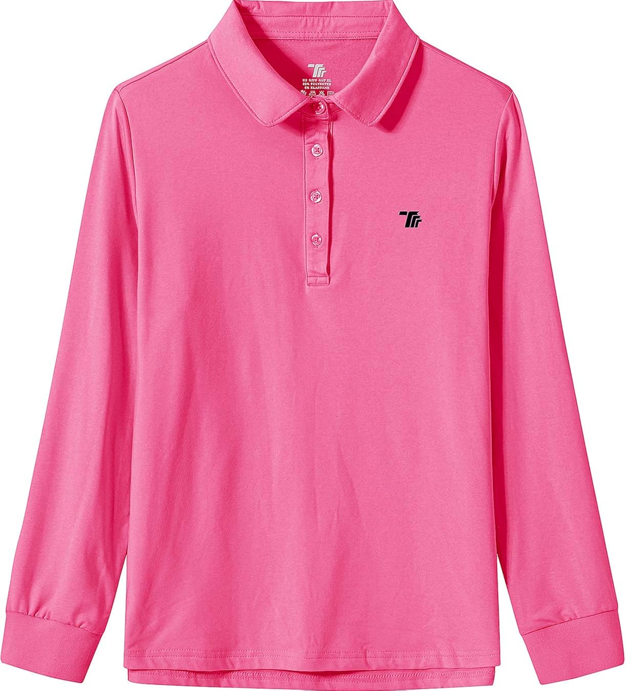 Women's Golf Polo Shirts Long Sleeve Slim Fit Athletic Shirts Cotton Fleece Warm Sports Tops for Tennis Work Business: Clothing