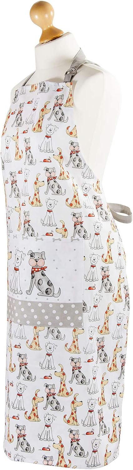 SPOTTED DOG GIFT COMPANY Dog Apron and Oven Glove Set including Matching Tea Towel - Cute Kitchen Gifts Dog Lovers Owners - Image 4