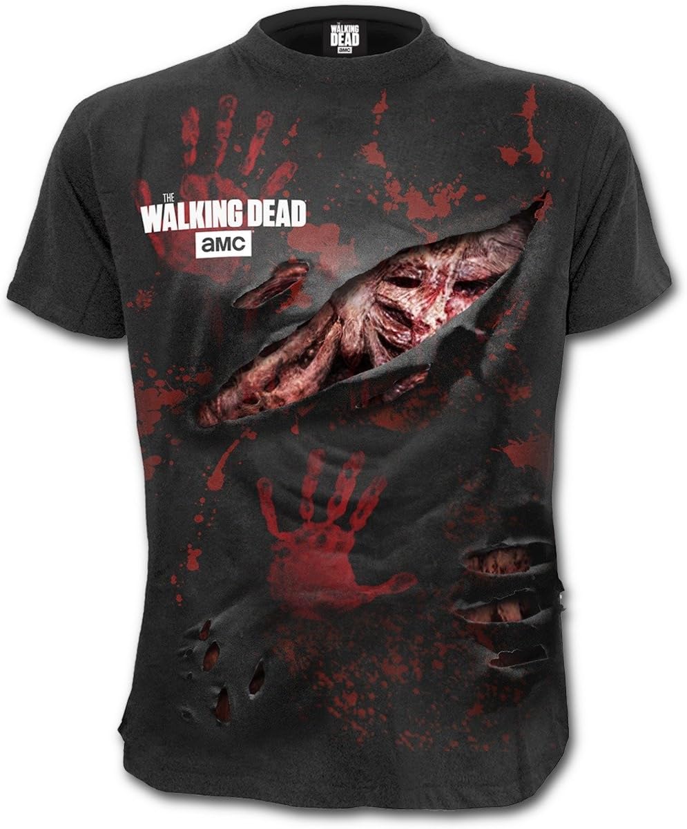 The Walking Dead Zombie - All Infected T-Shirt Black 4XL