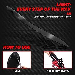 TemHot Carbon Fiber Performance Insoles, Shock