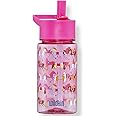 Wildkin Kids 16 oz Reusable BPA-Free Tritan Plastic Water Bottle with Leak Proof Lid for Boys & Girls, Durable and Easy to Clean Water Bottles for Toddlers - Horses