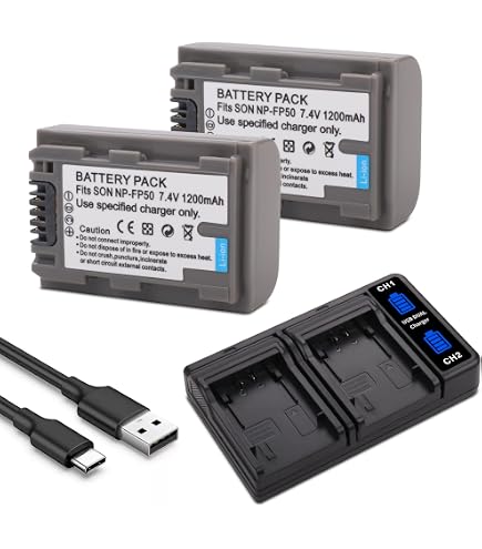 Amazon.com : Battery Charger for Sony DCR-HC40, DCR-HC42, DCR-HC43