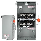 Upgraded 100 Amp Manual Transfer Switch, Generator