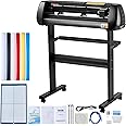 VEVOR Vinyl Cutter Machine, Upgraded 28 Inch Paper Feed Cutting Plotter Bundle, Adjustable Force & Speed Vinyl Printer with Powerful Stepper Motors, Signmaster Software Compatible with Windows System