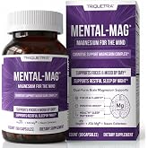 Mental-Mag&trade; - Magtein&reg; + ATAMg&reg; Dual-Pathway Cognitive Support Magnesium L-Threonate Complex to Support Focus, Sleep Patterns, &amp; Memory, Clinically Studied Dose with Neuro Cofactors (90 Capsules)