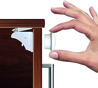 Cerraduras de armario de seguridad para bebés, cerraduras magnéticas