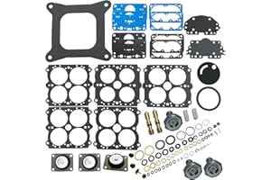 SEAEAGLES Carburetor Rebuild Kit Repacement For Holley Carburetor Renew Kits 37-485 For 4 BARREL,GASOLINE,DOUBLE PUMP,MODEL 4150,600,650,700,750,800,850 CFM