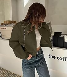 Modegal Women's Fall Varsity Bomber Jackets Long