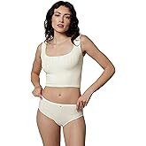 Florence by Mills Womens Seamless Pointelle Tank Top