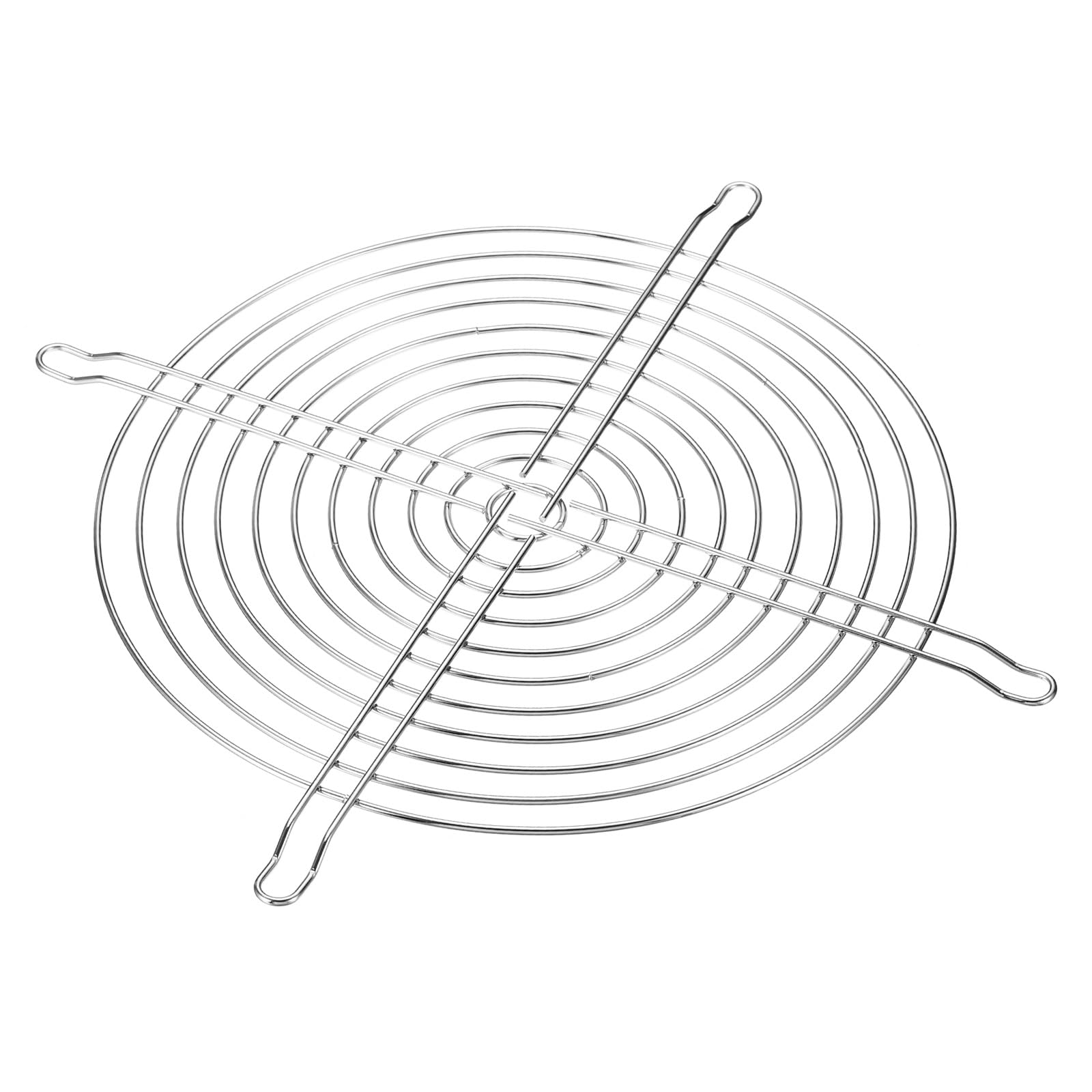 PATIKIL 200mm Fan Finger Grill, 304 Stainless Steel Grill Protector Guard Fan Protective Cover for 200x200mm Fans for Equipment Computer DIY, Silver